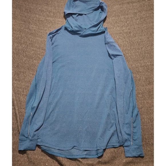 Lululemon Metal Vent Tech Hoodie Womens XL Blue Sweater - Picture 2 of 9